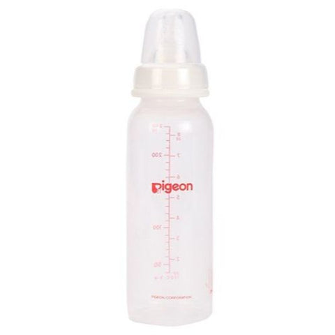 Buy Pigeon Plastic Bottle + 1 Nipple Large Promotion 240 ML Online - Kulud Pharmacy