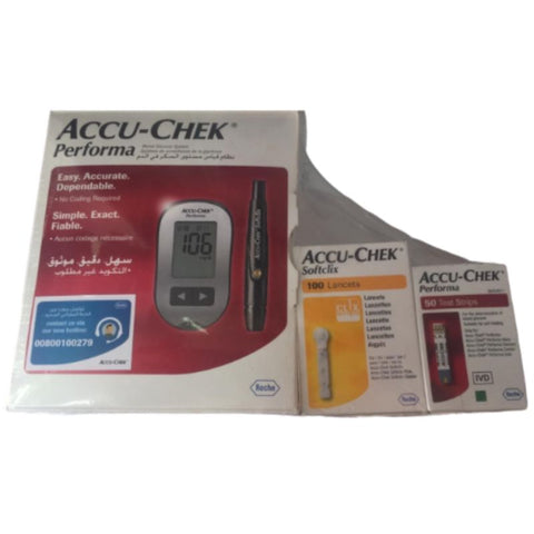 Buy Accu Chek Performa Offer New Sugar Test Kit 1 KT Online - Kulud Pharmacy