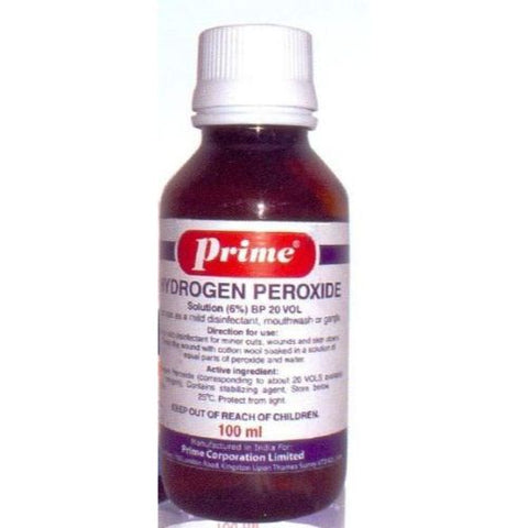 Buy Prime Hydrogen Peroxide Spray 6 % 100 ML Online - Kulud Pharmacy