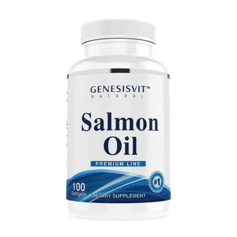Genesisvit Salmon Oil Omega 3 Soft Gelattin Capsule 1000 Mg 100 PC