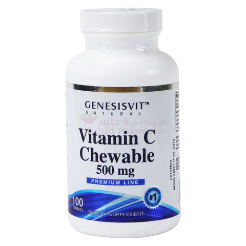 Genesisvit Vitamin C Chewable Tablet 500 Mg 100 PC