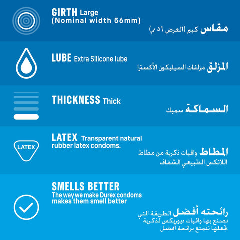 Durex Extra Safe Condom - 3s