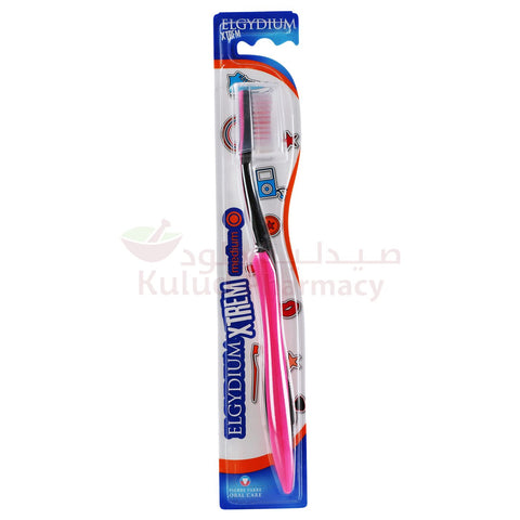 Buy Elgydium Extreme Fluo Medium Toothbrush 1 PC Online - Kulud Pharmacy