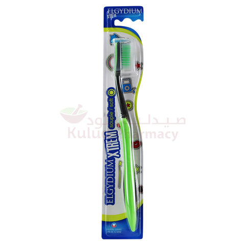 Buy Elgydium Extreme Fluo Soft Toothbrush 1 PC Online - Kulud Pharmacy