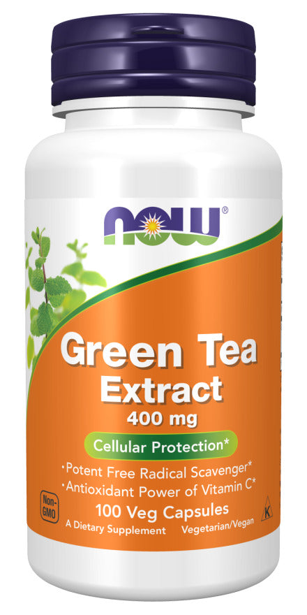 Now Green Tea Extract 400Mg 100 Veg Capsules