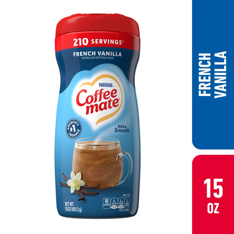 Nestle Coffee Mate Powder French Vanilla 15Oz