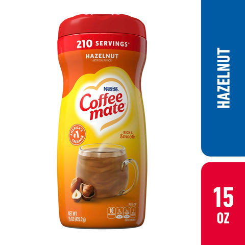 Nestle Coffee Mate Powder Hazelnut 15Oz Us