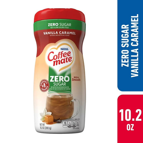 Nestle Coffee Mate Powder Vanilla Caramel Sugar Free 10.2Oz