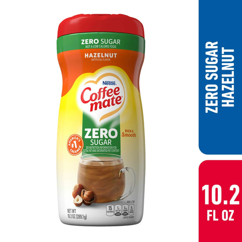 Nestle Coffee Mate Powder Hazelnut Sugarfree 10.2Oz