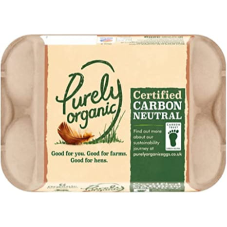 Purely Organic Free Range Eggs 6pcs