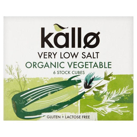 Kallo Organic Low Salt Vegetable Sc 60g