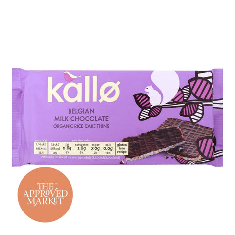 Kallo Milk Chocolate Rice Cake 90g