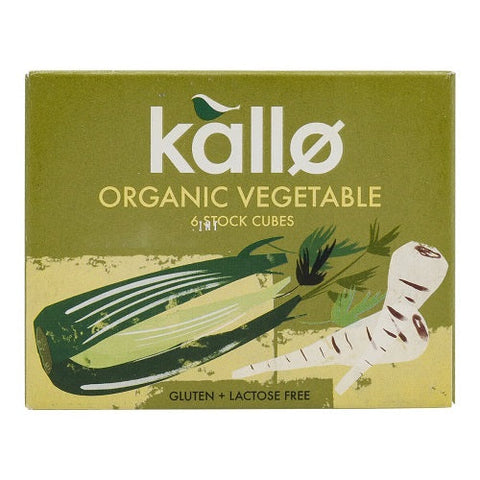 Kallo Organic Vegetable Stock Cubes 66g