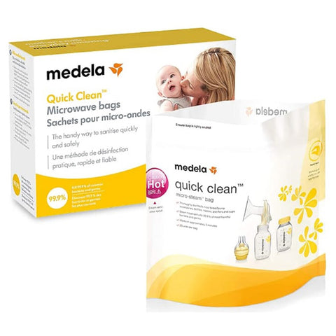 Medela Quick Clean Microwave Sterilizing Bags 5's