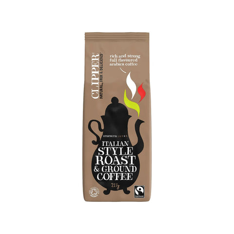 Clipper Organic Italian Style Roast & Ground Coffee 227G