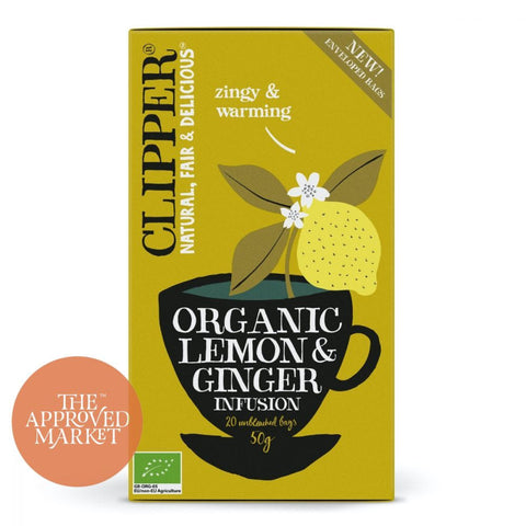 Clipper Organic Lemon & Ginger Infusion 20 Bags