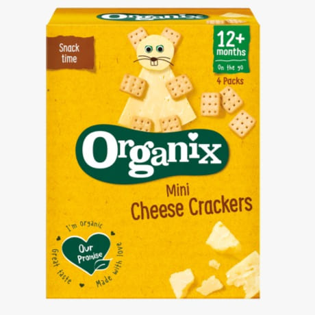 Organix Organic Mini Cheese Cracker Multipack 20Gx4