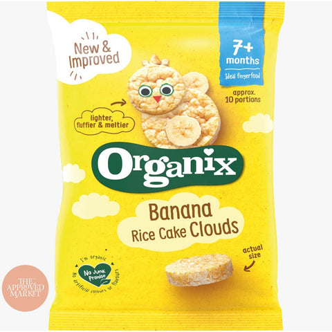 Organix Organic Banana Rice Cake Clouds 40g