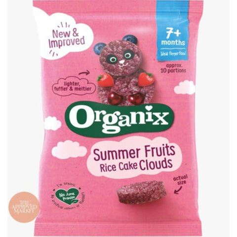 Organix Organic Summer Fruits Rice Cake Clouds 40g