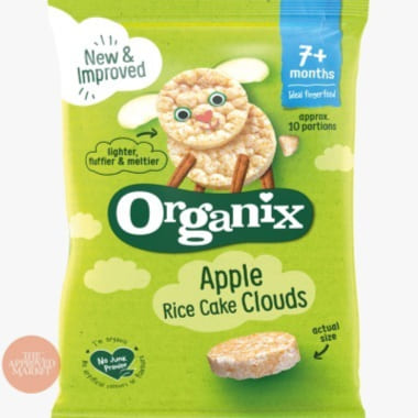 Organix Organic Apple Rice Cake Clouds 40g