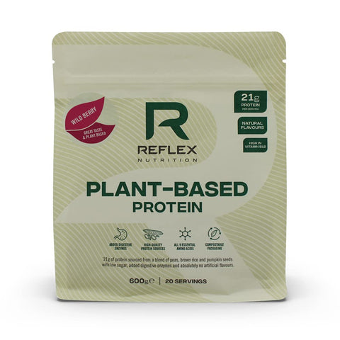 Reflex Nutrition Plant Based protein Wild Berry 600Gm - Reflex