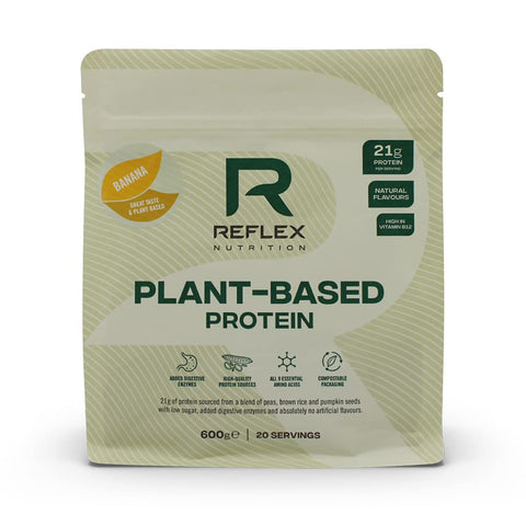 Reflex Nutrition Plant Based protein Banana 600Gm - Reflex