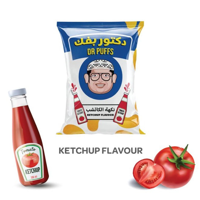 Dr Puffs - Ketchup 20pcs X 18gm | Organic Chips