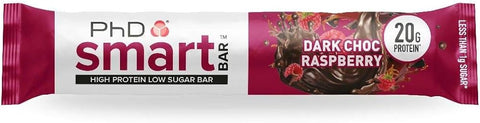 Phd Smart Bar Dark Chocolate Raspberry 64 Gm