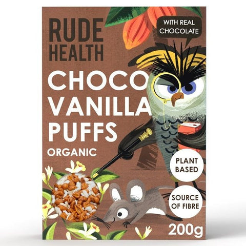 Rude Health Organic Choco Vanilla Puffs 200G