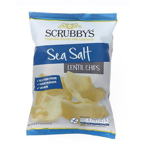 Scrubby's Lentil Sea Salt Chips 100 G