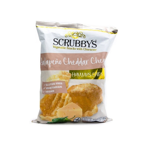 Scrubby's Hummus Jalapeno Cheddar Cheese Chips 125 G