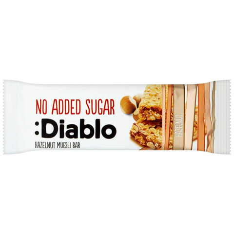 Diablo Hazelnut Muesli Bar 30g