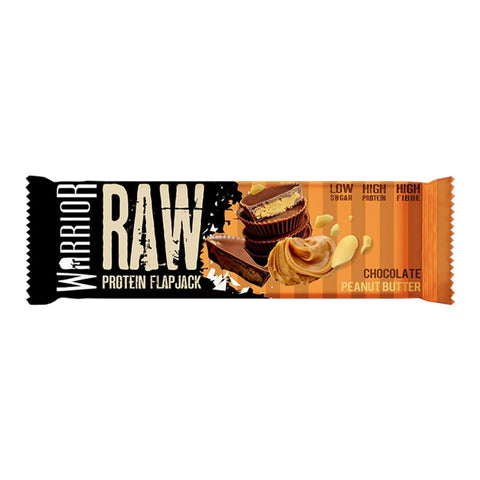 Warrior Raw Protien Flapjack- Chocolate Peanut Butter 75G