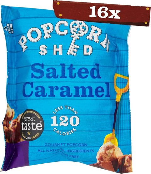 Popcorn Shed Salted Caramel Popcorn Snack Pack 24G