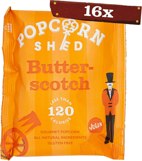 Popcorn Shed Butterscotch Popcorn Snack Pack 24G