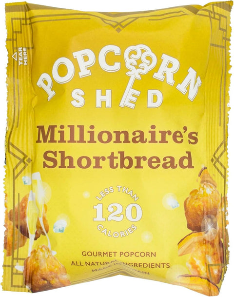 Popcorn Shed Millionaire'S Shortbread Popcorn Snack Pack 24G