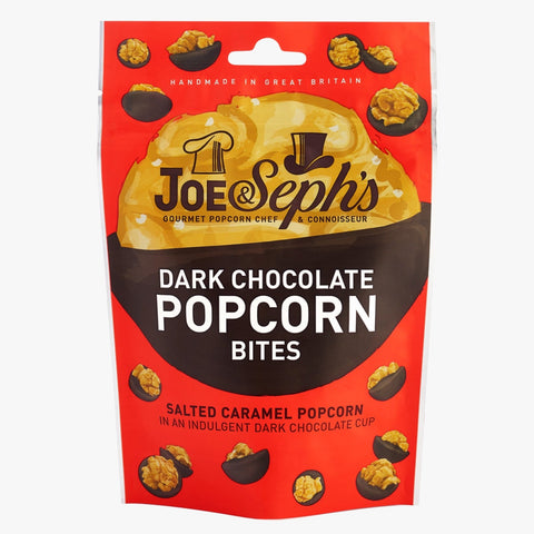 Joe & Seph'S Pop Corn Bites Dark Chocolate 63G