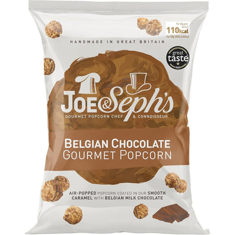 Joe & Seph'S Belgian Chocolate Popcorn 23G