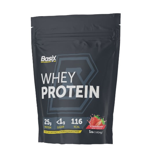 Basix Whey protein Strawberry 1 Lb | Whey Protein