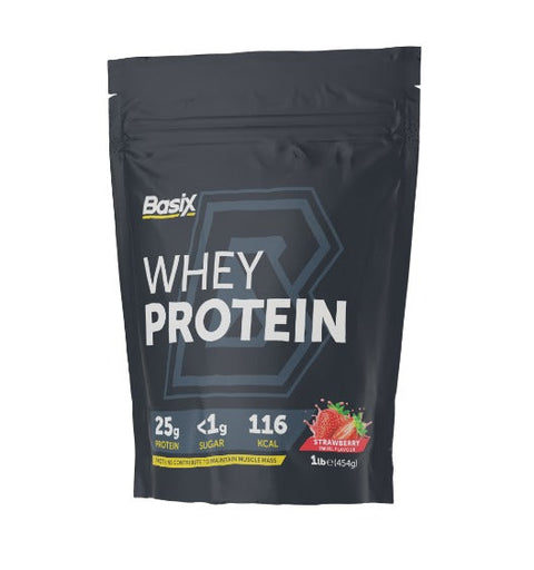 Basix Whey protein Strawberry 1 Lb