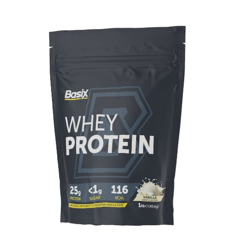 Basix Whey protein Vanilla 1 Lb