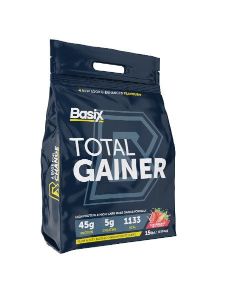 Basix Total Gainer Strawberry 15 Lb