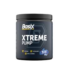 Basix Xtreme Pump - Blue Razz +B9Rush - 330G | Sports Supplements