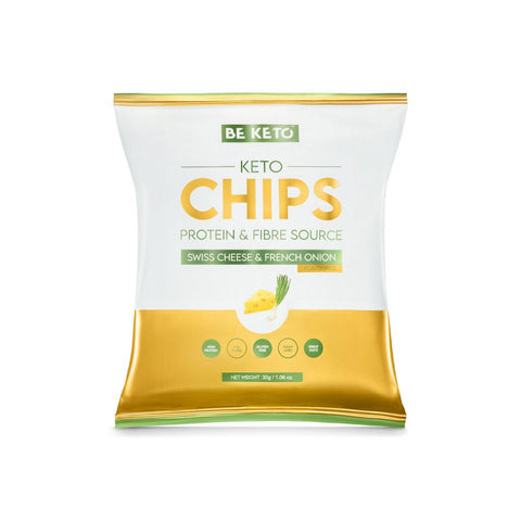 Beketo Keto Chips - Swiss Cheese & French Onion 30G