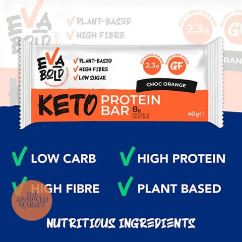 Eva Bold Keto protein Bar Choc Orange 40g