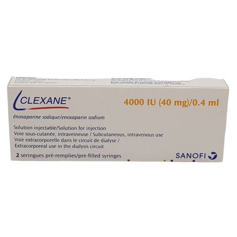 Buy Clexane Pre-Filled Syringe 4000 I.U 2 PC Online - Kulud Pharmacy