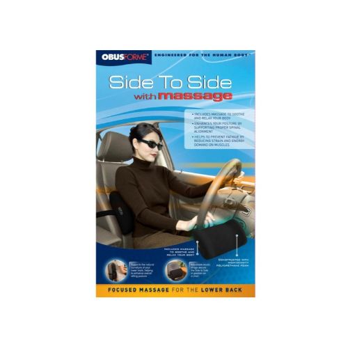 Obusforme Side To Side With Massage Support 1 PC | Back Rest & Cushions Obusforme Side To Side With Massage Support 1 PC | Back Rest & Cushions