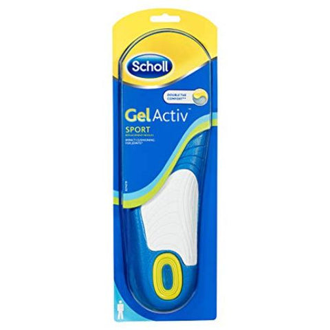 Buy Scholl Gelactiv Sport Men Medium Insoles 10 Tab Online - Kulud Pharmacy