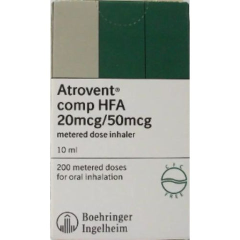 Atrovent Comp Hfa Inhalation Powder 20/50 Mcg 10 ML