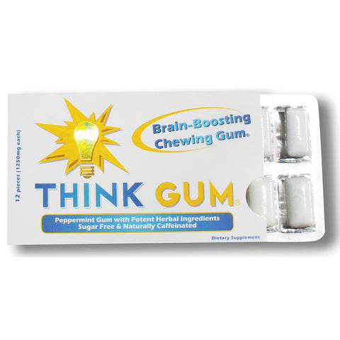 Buy Think Gum Brain Boosting Chewing Gum 12 PC Online - Kulud Pharmacy